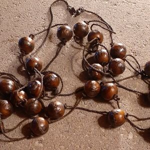 Rare ARTISAN MA JO SIGNED BRONZE NECKLACE